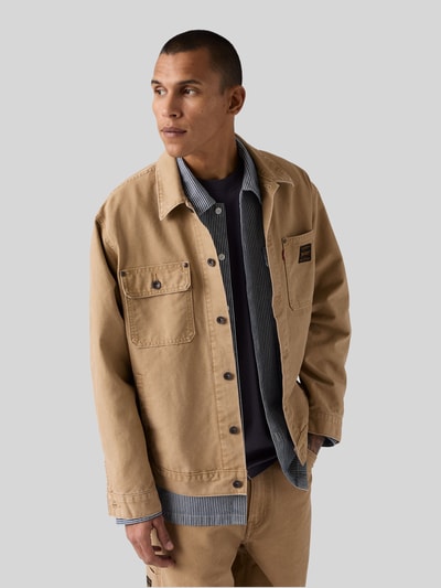 Levi's® Jeansjacke mit Label-Patch Modell 'SUNRISE' Beige 1