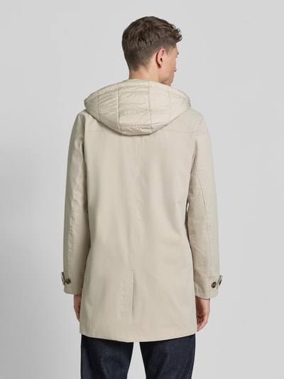 Tom Tailor Regular Fit parka z kapturem Złamany biały melanż 5