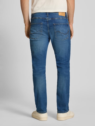 Jack & Jones Straight Fit Jeans im 5-Pocket-Design Modell 'Clark' Jeansblau 5