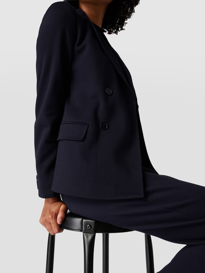 Weekend Max Mara Blazer met korte knoopsluiting, model 'NORCIA' Marineblauw - 3