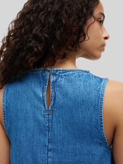 Tommy Jeans A-Linien Minikleid aus reiner Baumwolle Blau 3