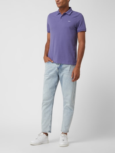 s.Oliver RED LABEL Regular Fit Poloshirt aus Piqué  Purple 1