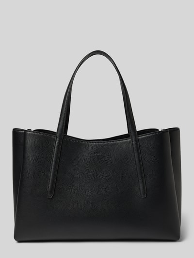 BOSS Torba shopper z monogramem z podwójną literą „B” Czarny 4