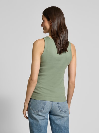 s.Oliver RED LABEL Regular Fit Tank Top aus Viskose-Mix mit Rippstruktur Khaki 5