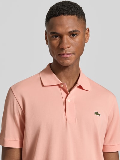 Lacoste Regular Fit Poloshirt aus Baumwoll-Mix Altrosa 3