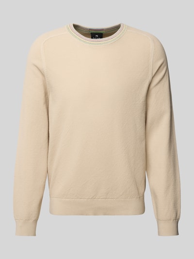 PAUL SMITH Strickpullover mit gerippten Abschlüssen Offwhite 2