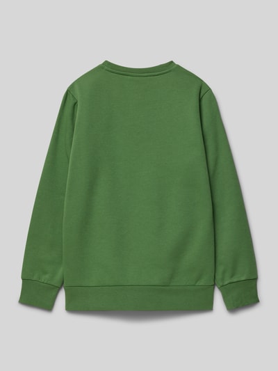 CHAMPION Sweatshirt mit Label-Print Hellgruen 3