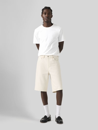 Levi's® Bermudy o kroju wide fit z denimu model '469™' Écru 4