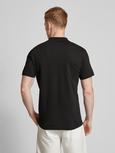 Lacoste Poloshirt met labeldetail Zwart - 5