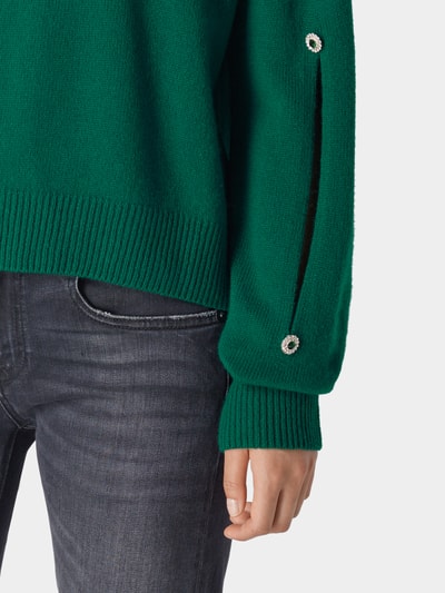 Christopher Kane Sweatshirt mit Broschen-Detail Grün 3