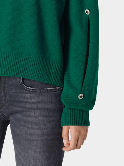 Christopher Kane Sweatshirt mit Broschen-Detail Gruen 3