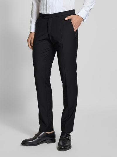 CG - Club of Gents Anzughose mit Bügelfalten Modell 'Pierre' Black 4
