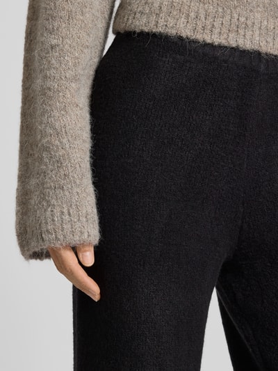 Jake*s Casual Wide Fit Strickhose mit elastischem Bund Black 3