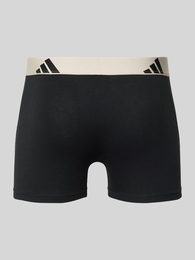 adidas Sportswear Obcisłe bokserki o kroju slim fit z wyhaftowanym logo model ‘Active’ w zestawie 3 szt. Czarny 3
