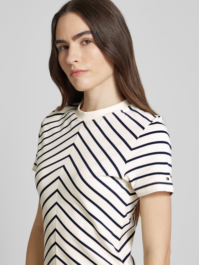 Tommy Hilfiger Tailliertes Freizeitkleid aus reiner Baumwolle Weiss 3