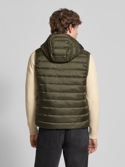 Jack & Jones Steppweste mit Kapuze und Eingrifftaschen Oliv 5