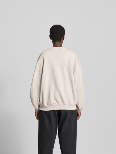 ROTATE Oversized Sweatshirt mit Logo-Stitching Weiss 5