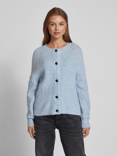 Selected Femme Cardigan mit Knopfleiste Modell 'LULU' Hellblau 4