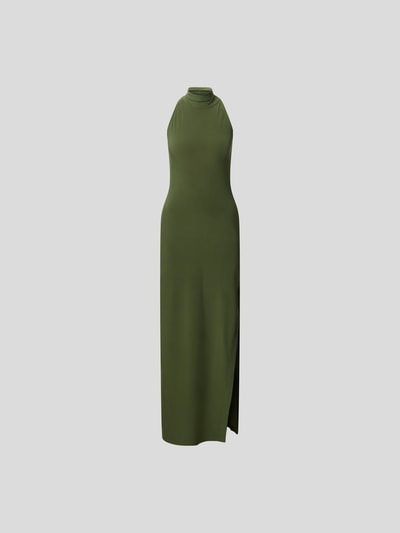 Norma Kamali Maxikleid mit Neckholder Gruen 2