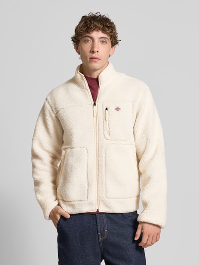 Dickies Bluza rozpinana z futerka Złamany biały 4