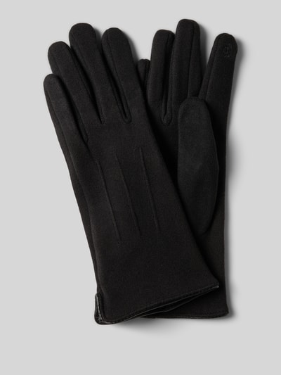 EEM Handschoenen met deelnaden Zwart - 1