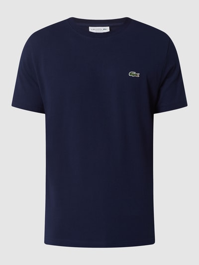 Lacoste T-shirt o kroju regular fit z bawełny Granatowy 2