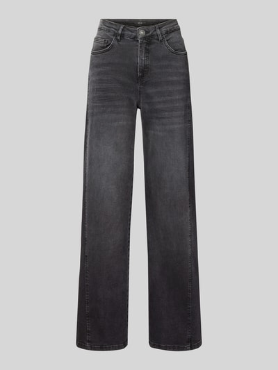OPUS Wide leg jeans met 5-pocketmodel, model 'Miva' Donkergrijs - 2