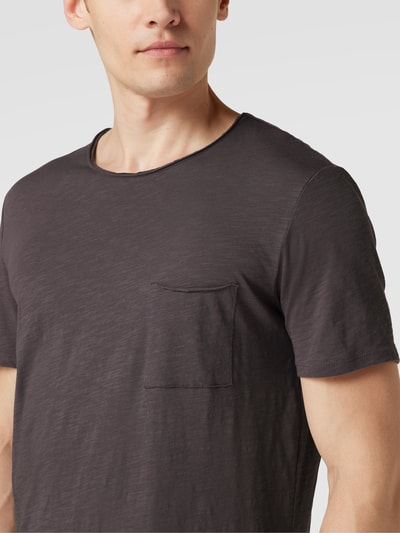 Marc O'Polo T-Shirt mit Brusttasche Dunkelgrau 3