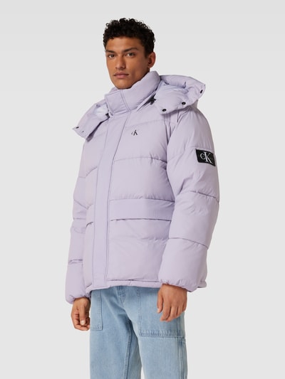 Calvin Klein Jeans Relaxed Fit Steppjacke mit Label-Print Lavender 4