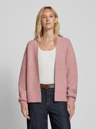 mbyM Strickcardigan mit offener Vorderseite Modell 'Axane' Altrosa 4