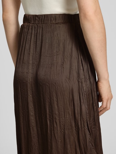 More & More Midirok met elastische band Chocoladebruin - 3