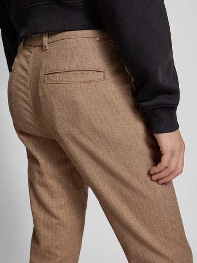 Jack & Jones Slim fit chino met persplooien, model 'MARCO' Beige - 3