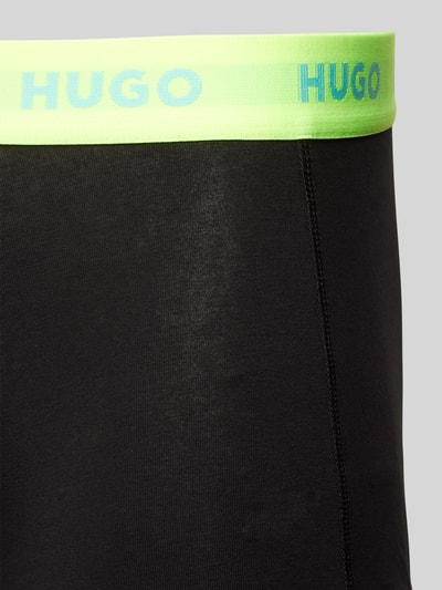 HUGO Trunks mit elastischem Label-Bund im 3er-Pack Black 2