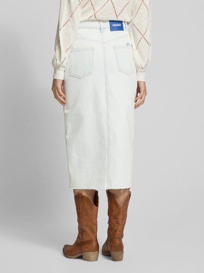 Hugo Blue Spódnica jeansowa z 5 kieszeniami model ‘Galita’ Jasnoniebieski 5