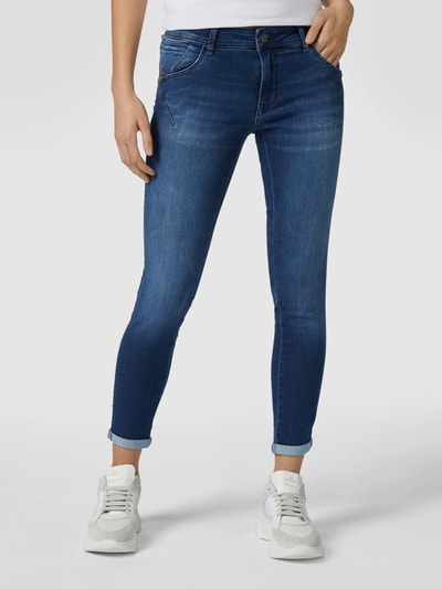 Mavi Jeans Cropped Super Skinny Fit Jeans mit Stretch-Anteil Modell 'Lexy' Blau 4