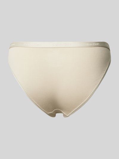 Calvin Klein Underwear Slip met elastische band met logo in een set van 3 stuks Rood - 3