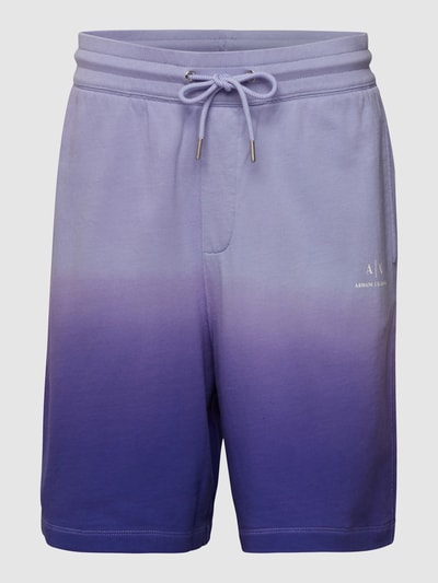 ARMANI EXCHANGE Sweatshorts met kleurverloop Helder paars - 2