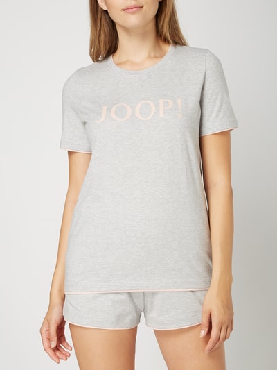 JOOP! BODYWEAR Piżama z nadrukiem z logo  Jasnoszary 4