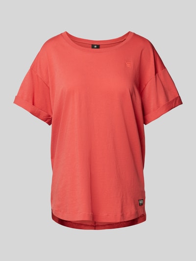 G-Star Raw T-shirt met labelstitching Rood - 2