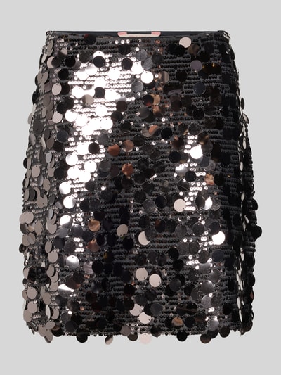 Only Spódnica mini z cekinowym obszyciem model ‘JADEL’ Antracytowy 2