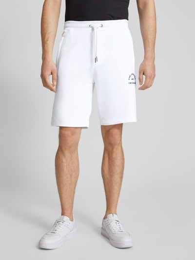 Karl Lagerfeld Sweatshorts met labeldetail Wit - 4