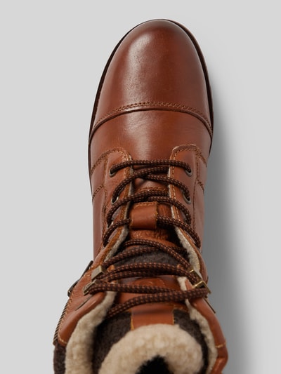 bugatti Boots aus Leder-Mix Modell 'Sentra' Cognac 3