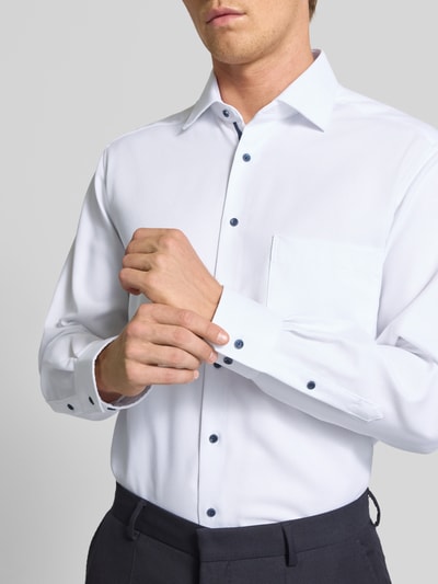ETERNA Comfort Fit Business-Hemd mit Knopfleiste Weiss 3