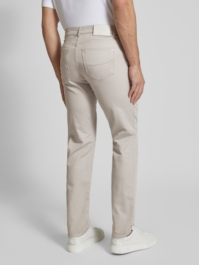 Brax Regular Fit Chino im 5-Pocket-Design Modell 'CADIZ' Silber 5