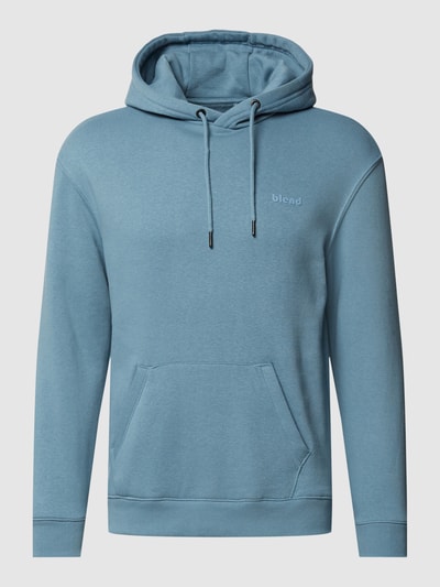 Blend Hoodie met labeldesign, model 'Downton' Lichtblauw - 2