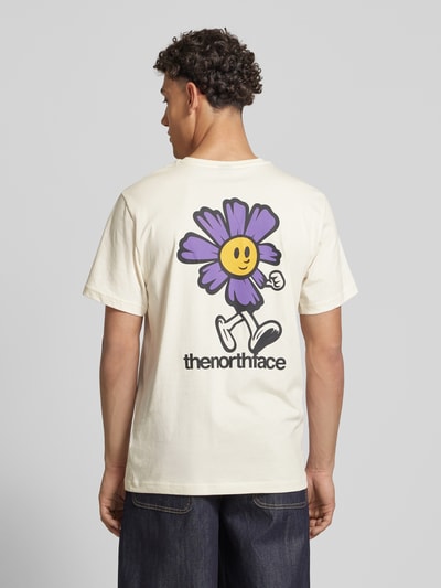 The North Face T-Shirt mit Label-Print Offwhite 4
