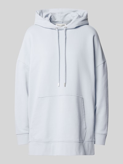 Marc O'Polo Oversized Hoodie aus reiner Baumwolle mit Seitenschlitzen Hellblau 2