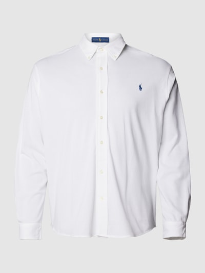 Polo Ralph Lauren Big & Tall PLUS SIZE Freizeithemd mit Button-Down-Kragen Weiss 2