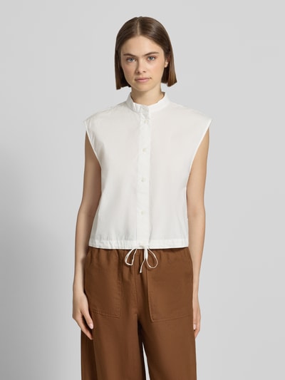 Marc O'Polo DENIM Relaxed Fit Bluse aus reiner Baumwolle Offwhite 4