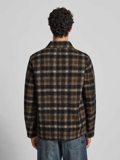 Marc O'Polo Denim Regular Fit Hemdjacke aus Woll-Mix Dunkelbraun 5